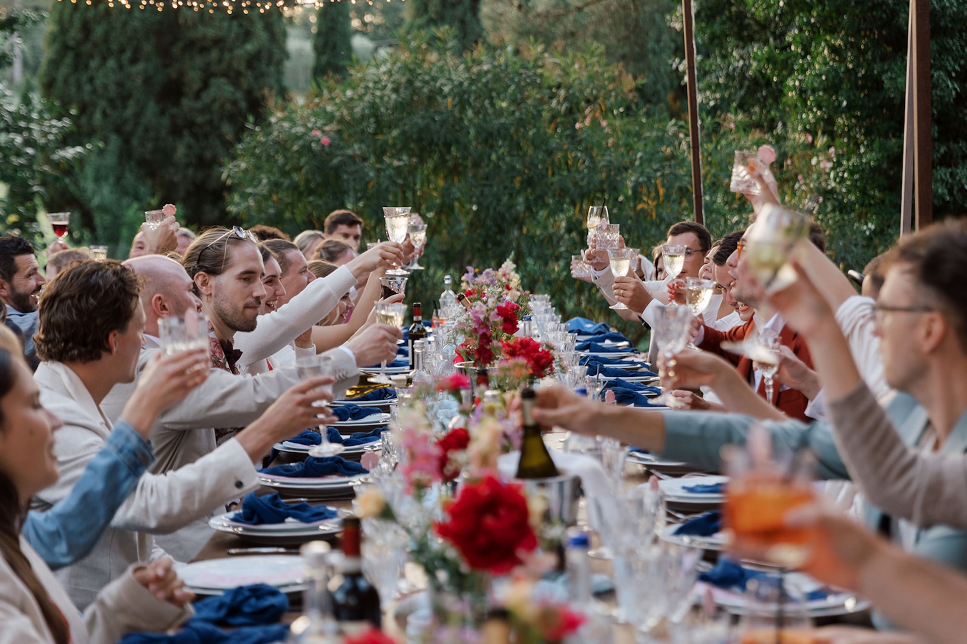 Brindisi durante la Welcome dinner